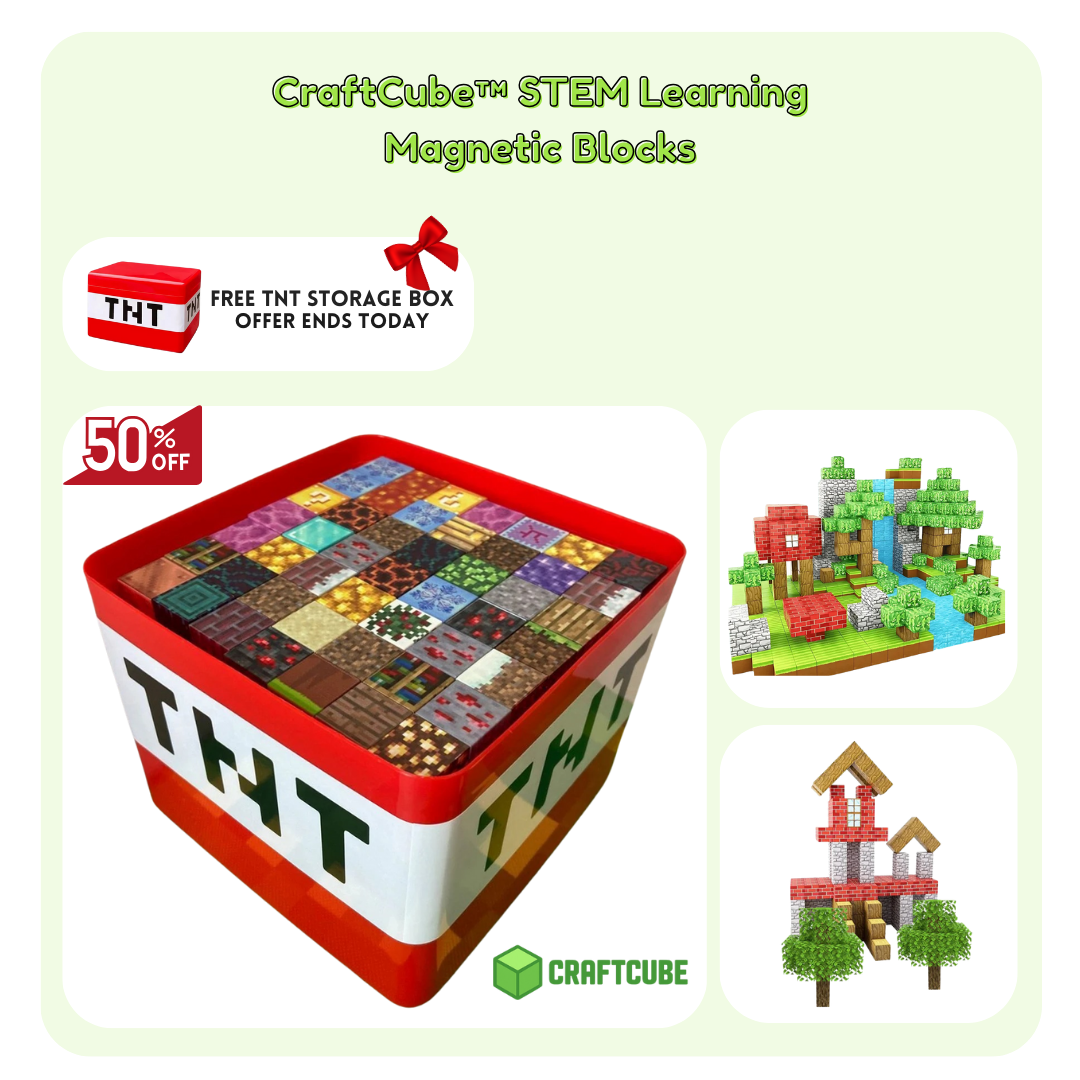 CraftCube™ STEM Learning  Magnetic Blocks