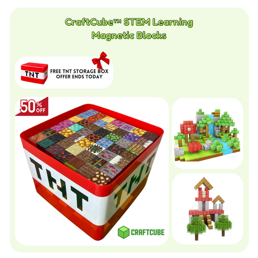 CraftCube™ STEM Learning  Magnetic Blocks
