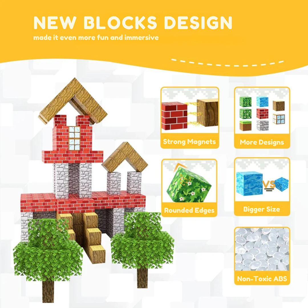 CraftCube™ STEM Learning  Magnetic Blocks