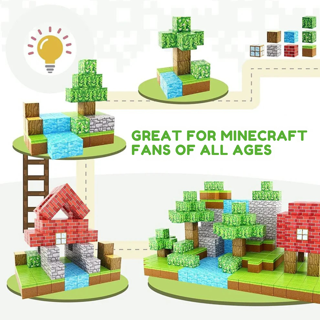 CraftCube™ STEM Learning  Magnetic Blocks